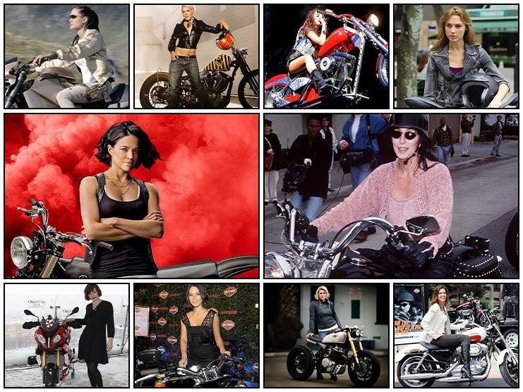 10 Female Celebrities Who Ride Motorcycles