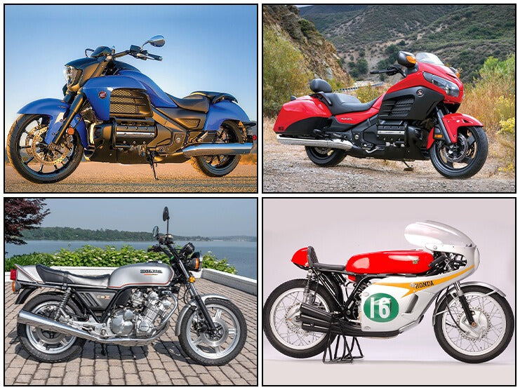 6 Cylinder Honda Motorcycles - From Honda RC165 to Gold Wing