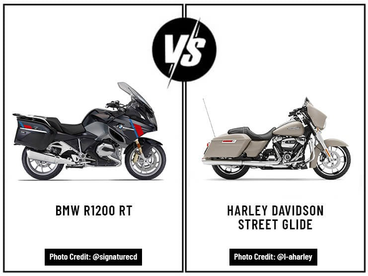 BMW R1200 RT vs Harley Davidson Street Glide