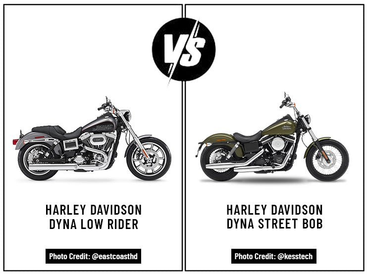 Harley Davidson Dyna Low Rider Vs. Harley Davidson Dyna Street Bob