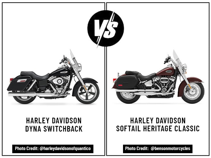 Harley Davidson Dyna Switchback Vs. Harley Davidson Softail Heritage Classic
