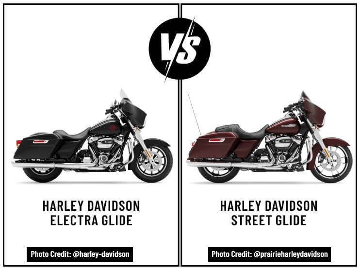 Harley Davidson Electra Glide Vs. Harley Davidson Street Glide