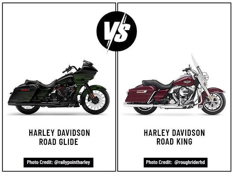 Harley Davidson Road Glide Vs. Harley Davidson Road King