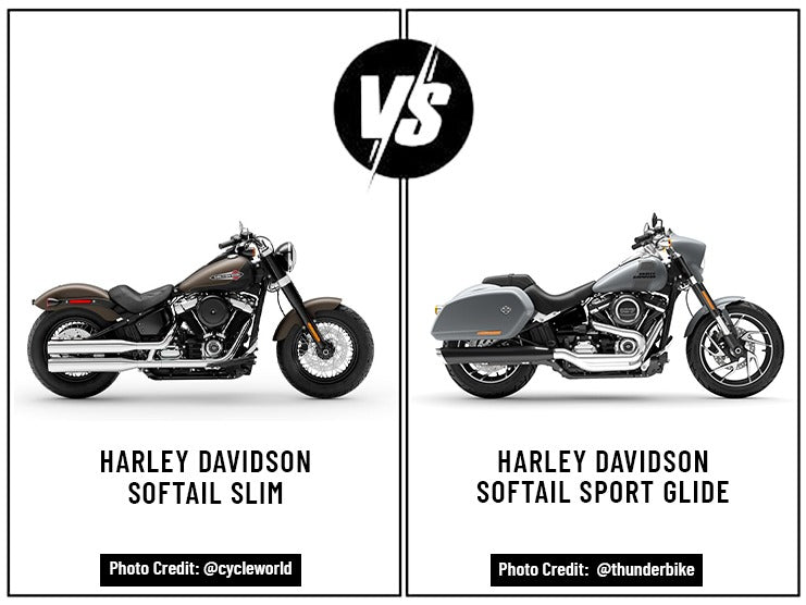 Harley Davidson Softail Slim Vs. Harley Davidson Softail Sport Glide
