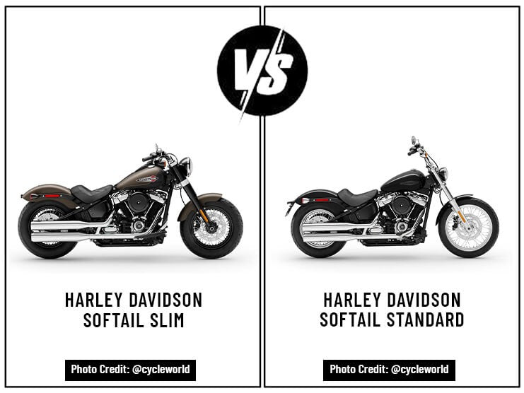 Harley Davidson Softail Slim vs Harley Davidson Softail Standard