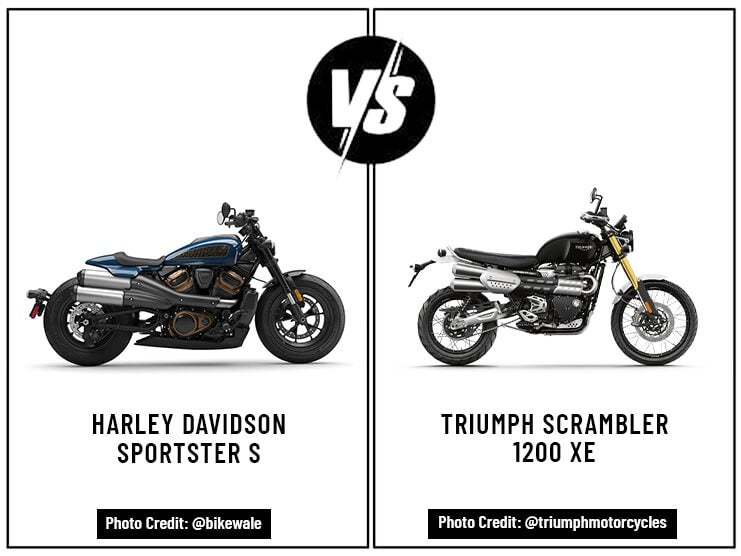 Harley Davidson Sportster S vs Triumph Scrambler 1200 XE