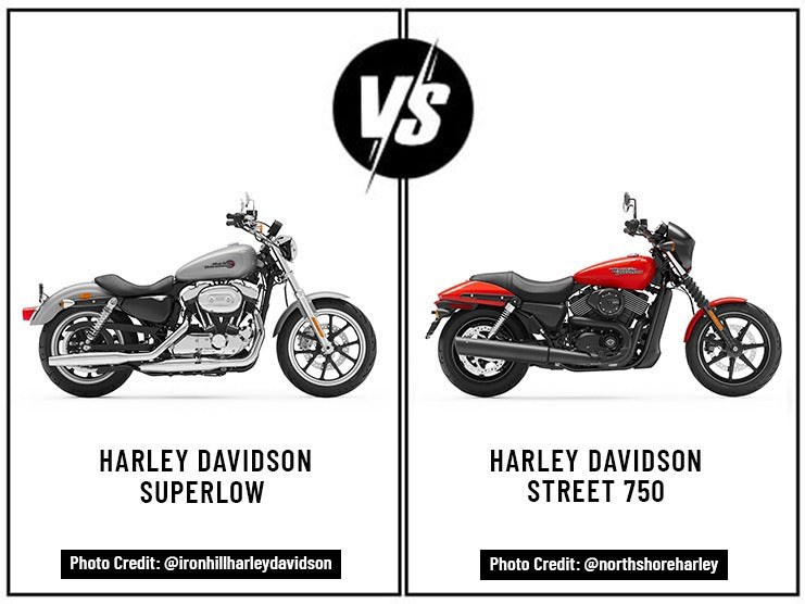Harley Davidson Sportster Superlow vs Harley Davidson Street 750