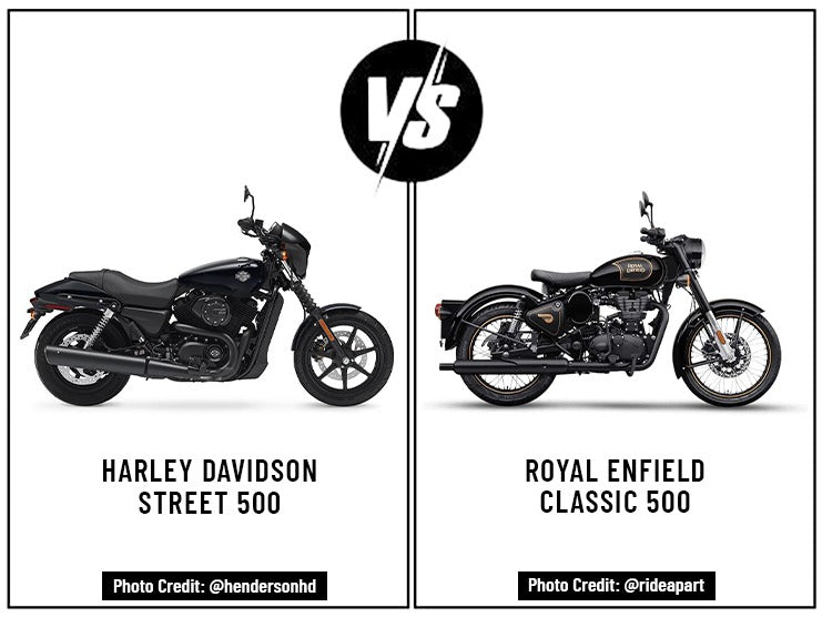 Harley Davidson Street 500 vs Royal Enfield Classic 500