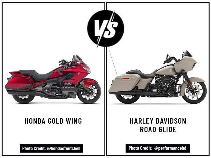 Honda Gold Wing Vs. Harley Davidson Road Glide