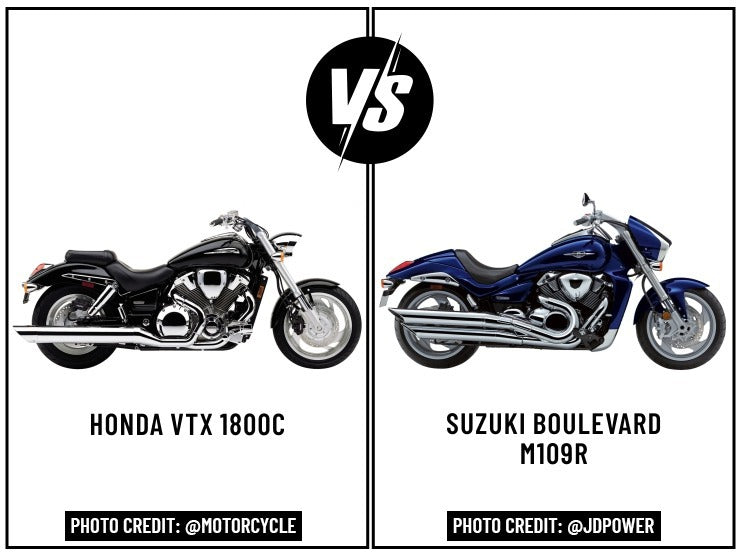 Honda VTX 1800C vs Suzuki Boulevard M109R