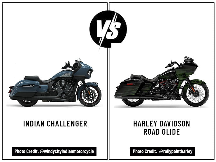 Indian Challenger Vs. Harley Davidson Road Glide