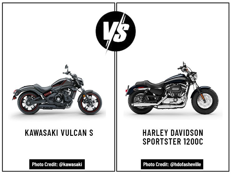 Kawasaki Vulcan S vs Harley Davidson Sportster 1200C