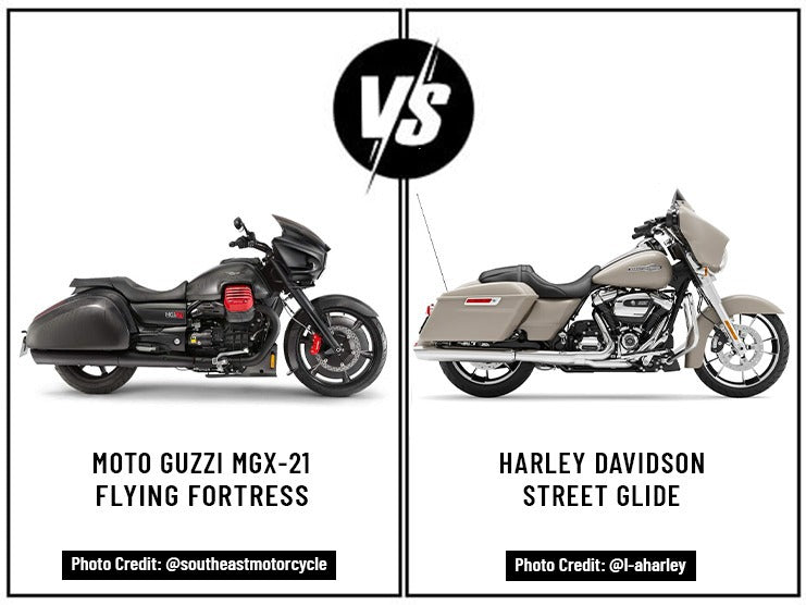 Moto Guzzi MGX-21 Flying Fortress vs Harley Davidson Street Glide