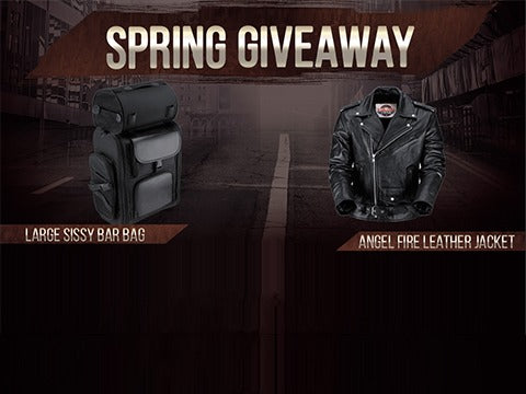 Spring Giveaway - Sissy Bar Bag & Leather Jacket!