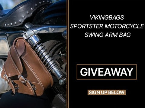 Viking Bags Brown Motorcycle Swing Arm Bag Giveaway
