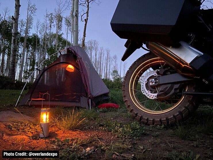 Winter Motorcycle Camping Tips