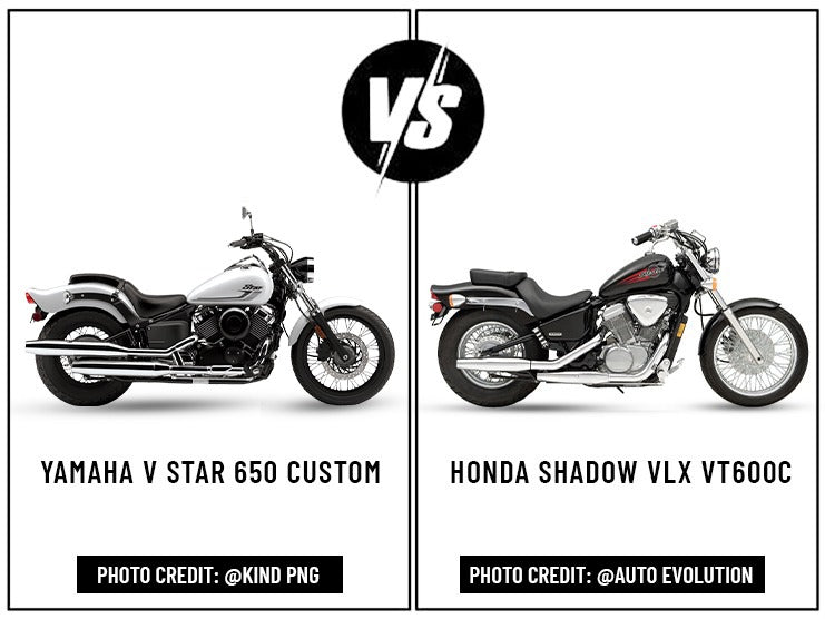 Yamaha V Star 650 Custom Vs. Honda Shadow VLX VTX600C