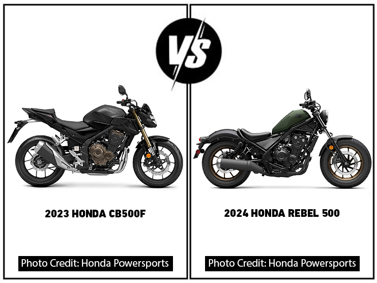 Honda CB500F Vs Honda Rebel 500 Comparison
