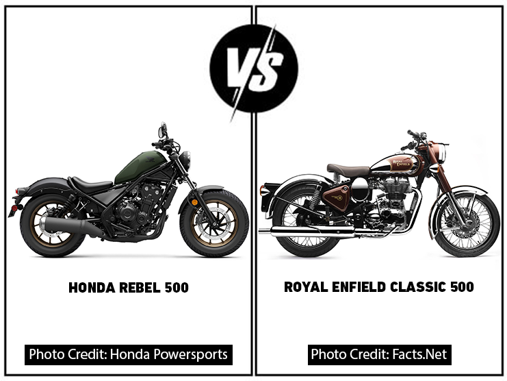 Honda Rebel 500 Vs Royal Enfield Classic 500 Comparison