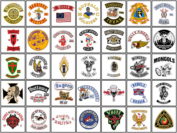 Top 35 Motorcycle Clubs in America & Their Badass Biker Patches ...