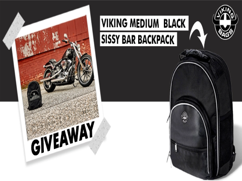 Viking Bags Medium Sissy Bar Backpack Giveaway