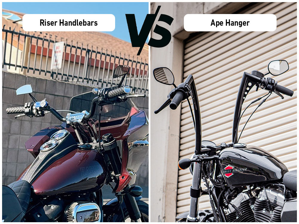 Mini Riser Handlebars Which Are Better: Ape Hanger Handlebars or Riser Handlebars? - VikingBags