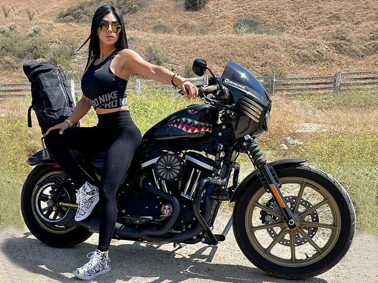 Female Riding Bike