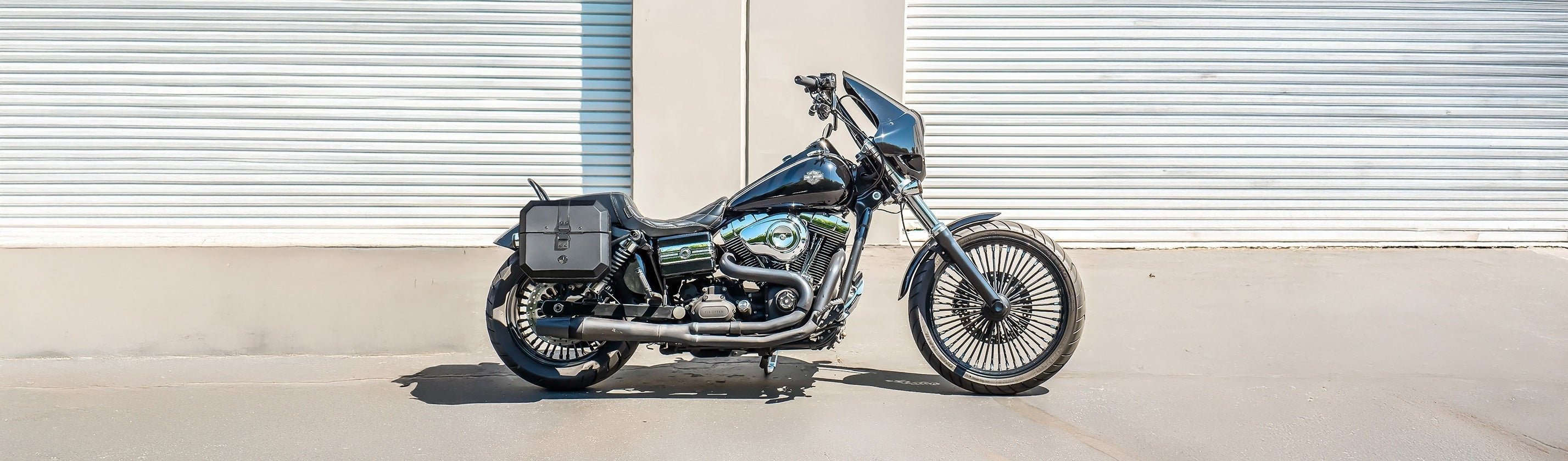 Harley Davidson Dyna Wide Glide FXDWG/I Hard Saddlebags. Softail