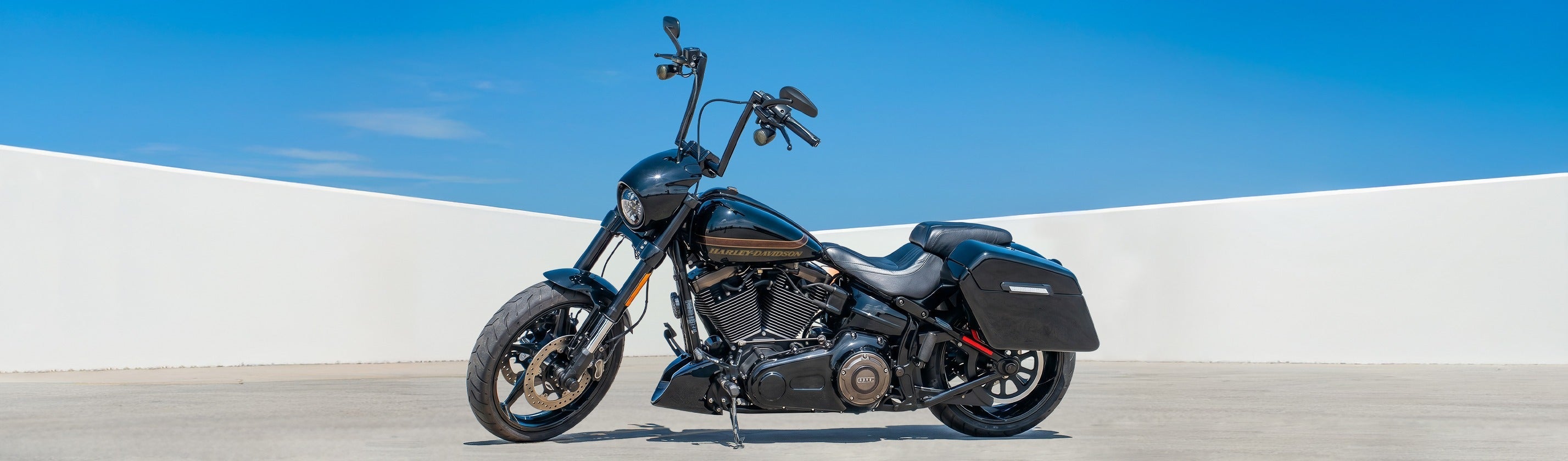 Saddlebags for Harley Softail Breakout- 2017 & Older