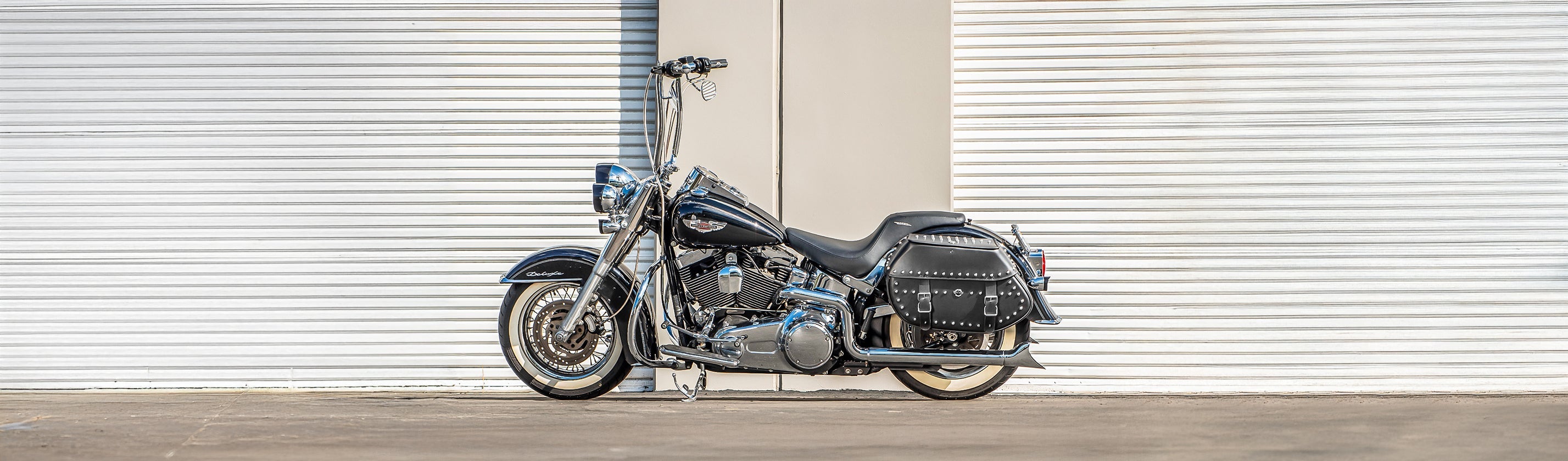 Harley Davidson Softail Deluxe FLDE Saddle Bags