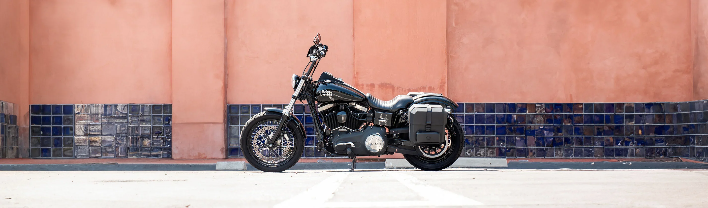 Harley Dyna Low Rider S FXDLS Motorcycle Handlebar Risers - VikingBags