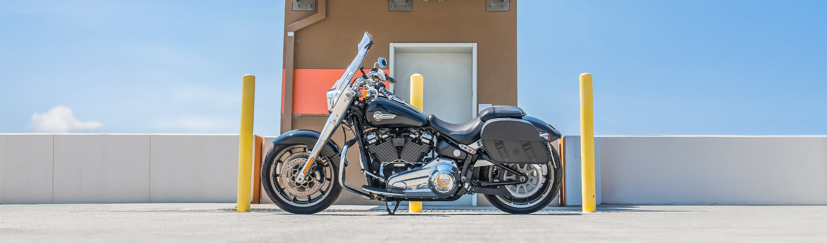 Harley Softail Fat Boy FLFB/S All Motorcycle Luggage Bags, Parts & Accessories By Bike