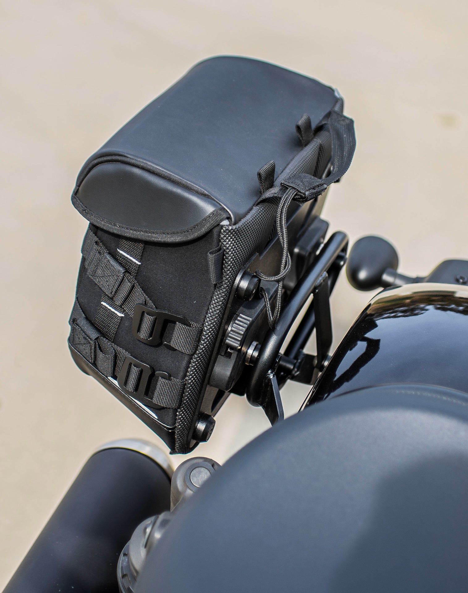 10L - Incognito Quick Mount Small Honda Rebel 1100 Solo Motorcycle Saddlebag (Right Only)
