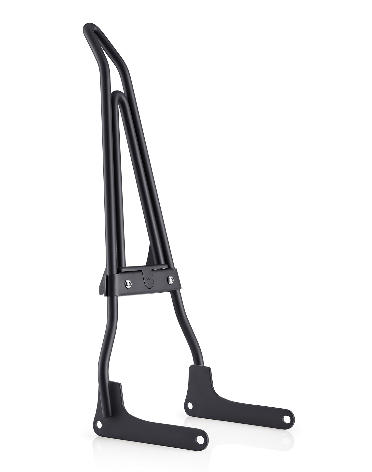 Iron Born Blade 25" Sissy Bar with Foldable Luggage Rack for Harley Softail Slim Matte Black