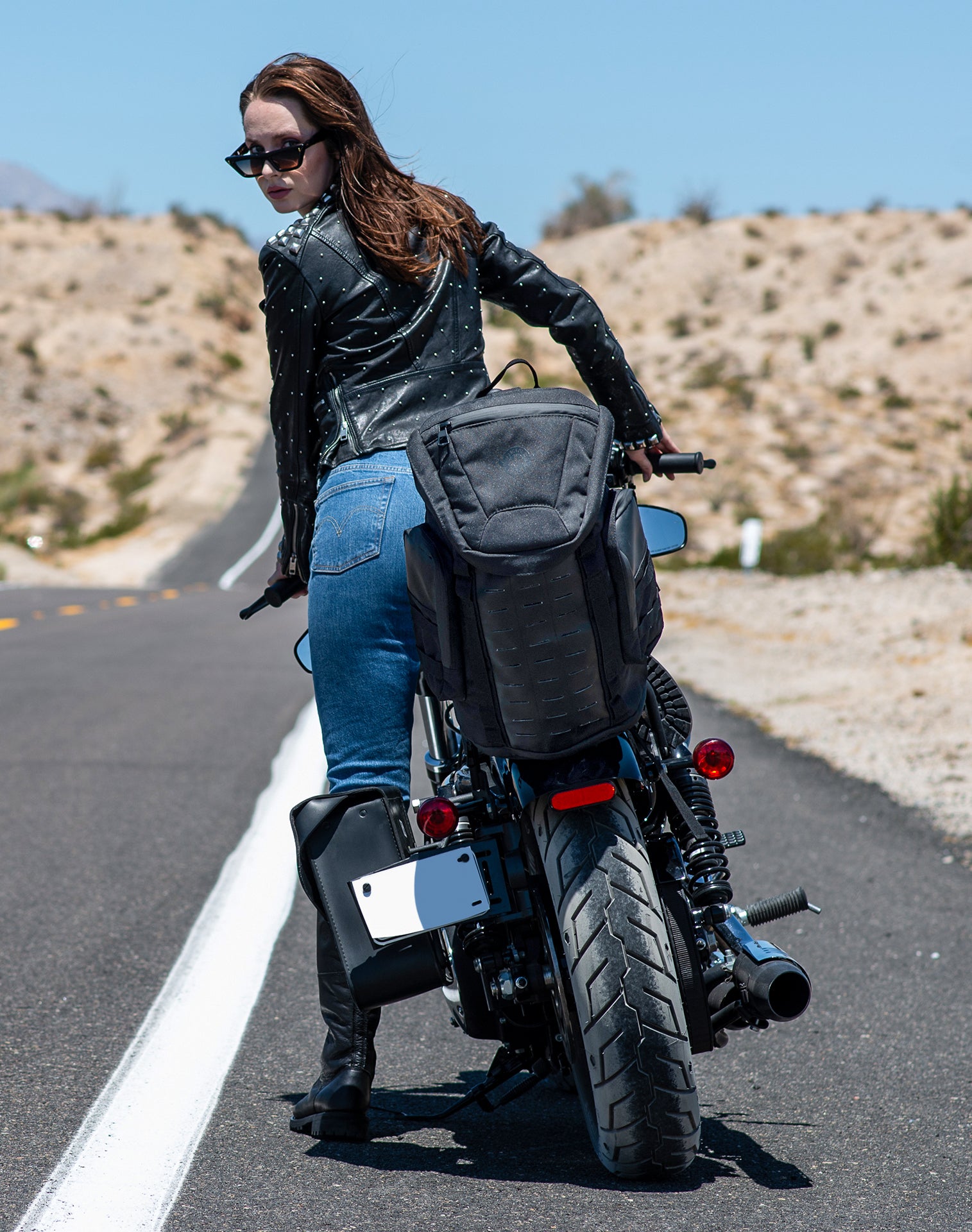 23L -  Patriot Medium Yamaha Motorcycle Sissy Bar Backpack