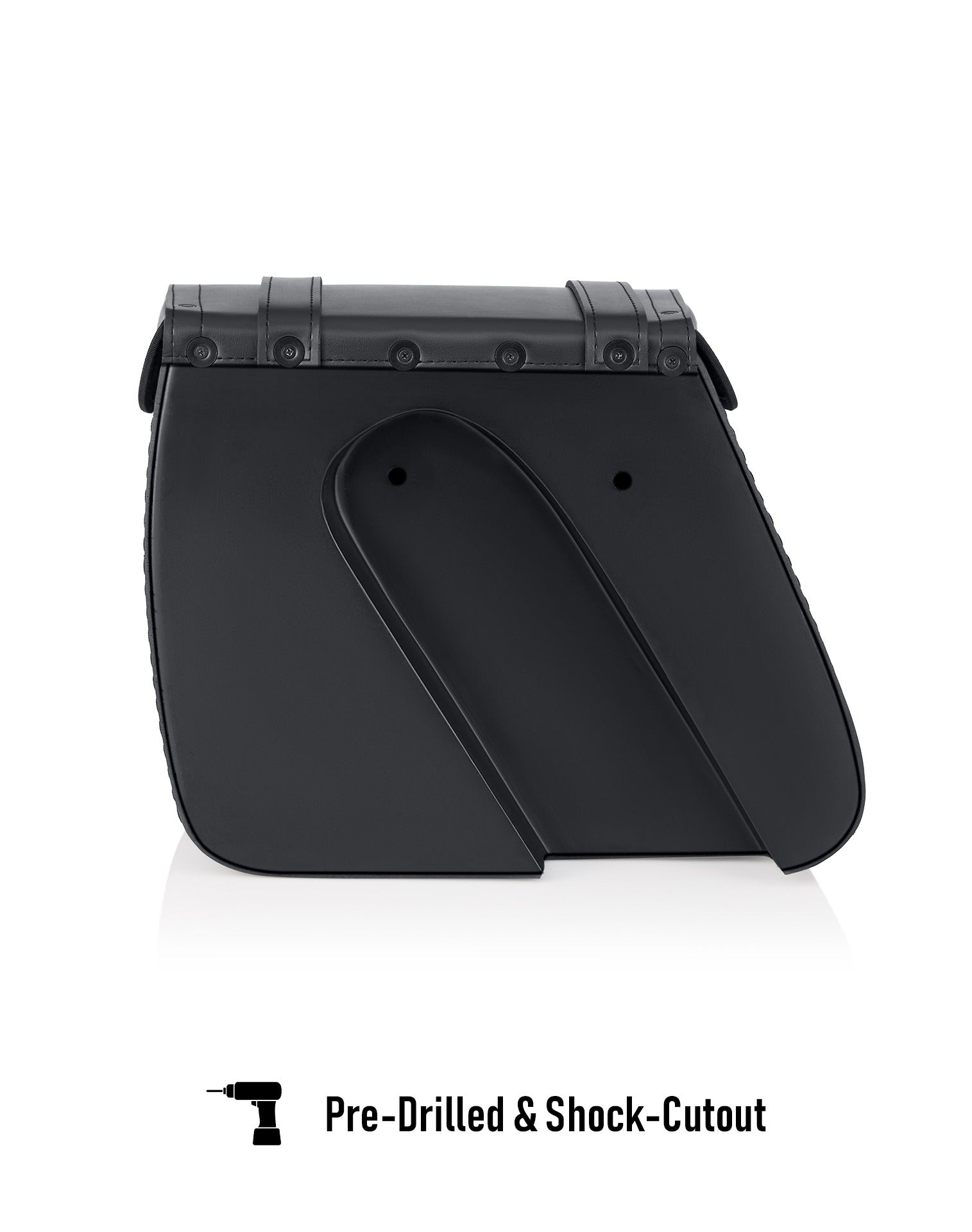 22L - Void Medium Shock Cut Motorcycle Saddlebags For Harley Sportster Super Low XL1200T Pre-Drilled & Shock-Cutout