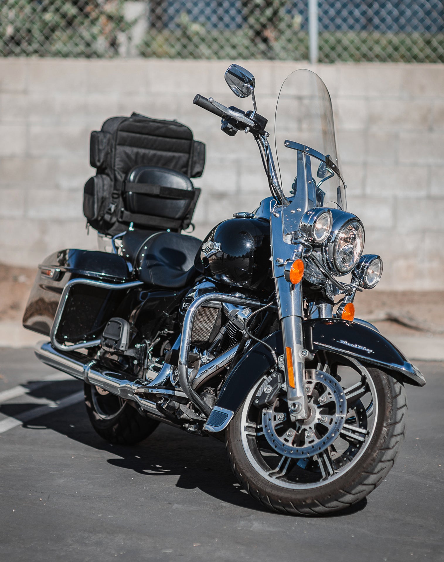30L - Voyage Large Motorcycle Sissy Bar Backpack for Harley Davidson