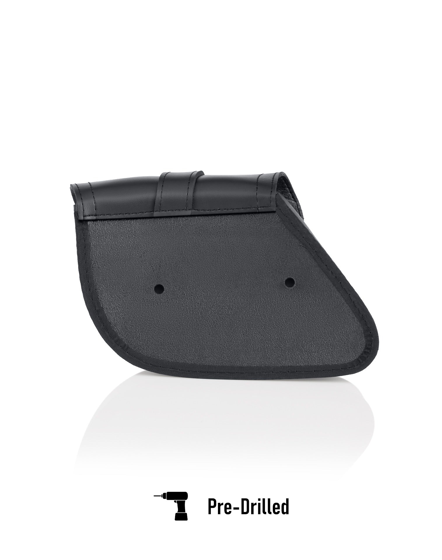 2L - Cruz Indian Scout Leather Motorcycle Swingarm Bag (Left Only) Pre Drilled