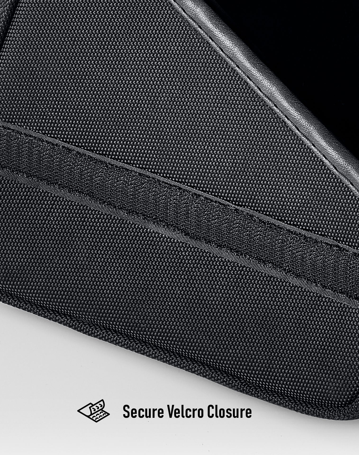 2L - Waylon Triumph Bonneville Speedmaster Leather Motorcycle Swingarm Bag (Left Side Only) Secure Velcro Closure