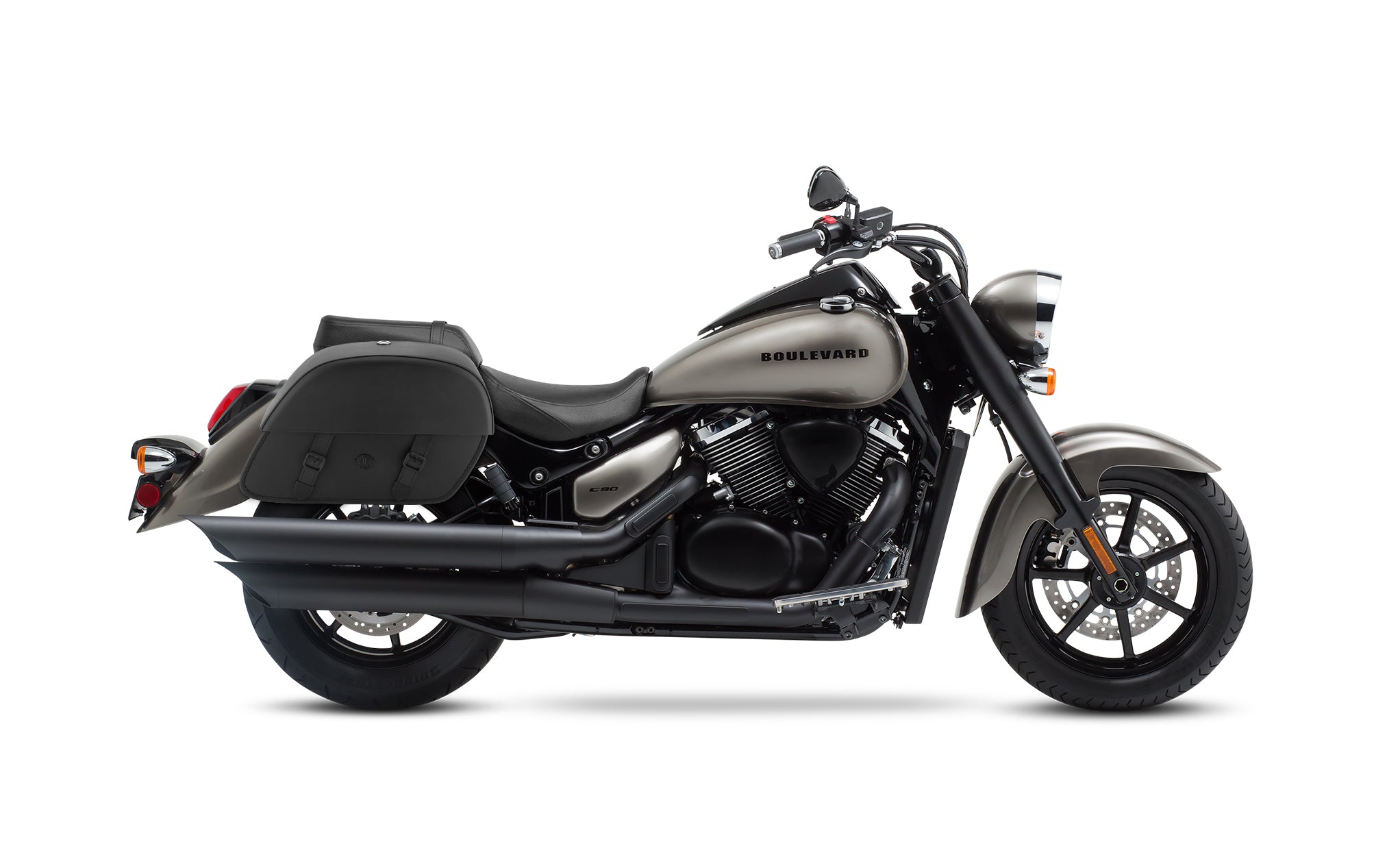 28L - Baelor Medium Suzuki Boulevard C90 VL1500 Motorcycle Saddlebags @expand