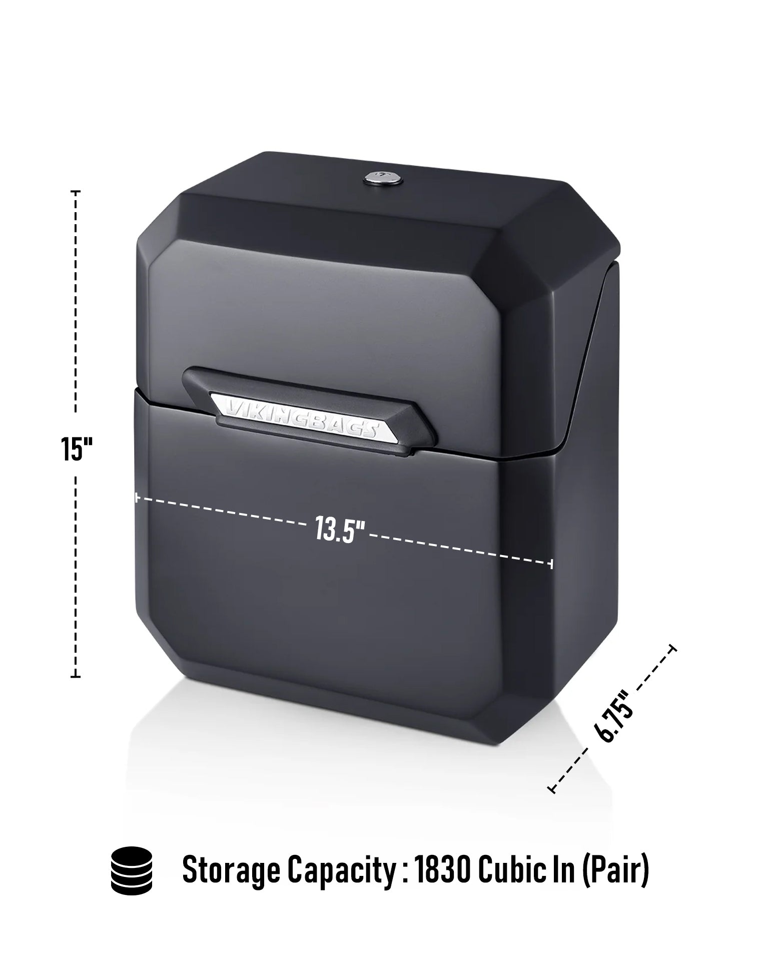 30L - Outlaw Quick-Mount Medium Indian Scout Sixty Classic Matte Hard Saddlebags Storage Capacity