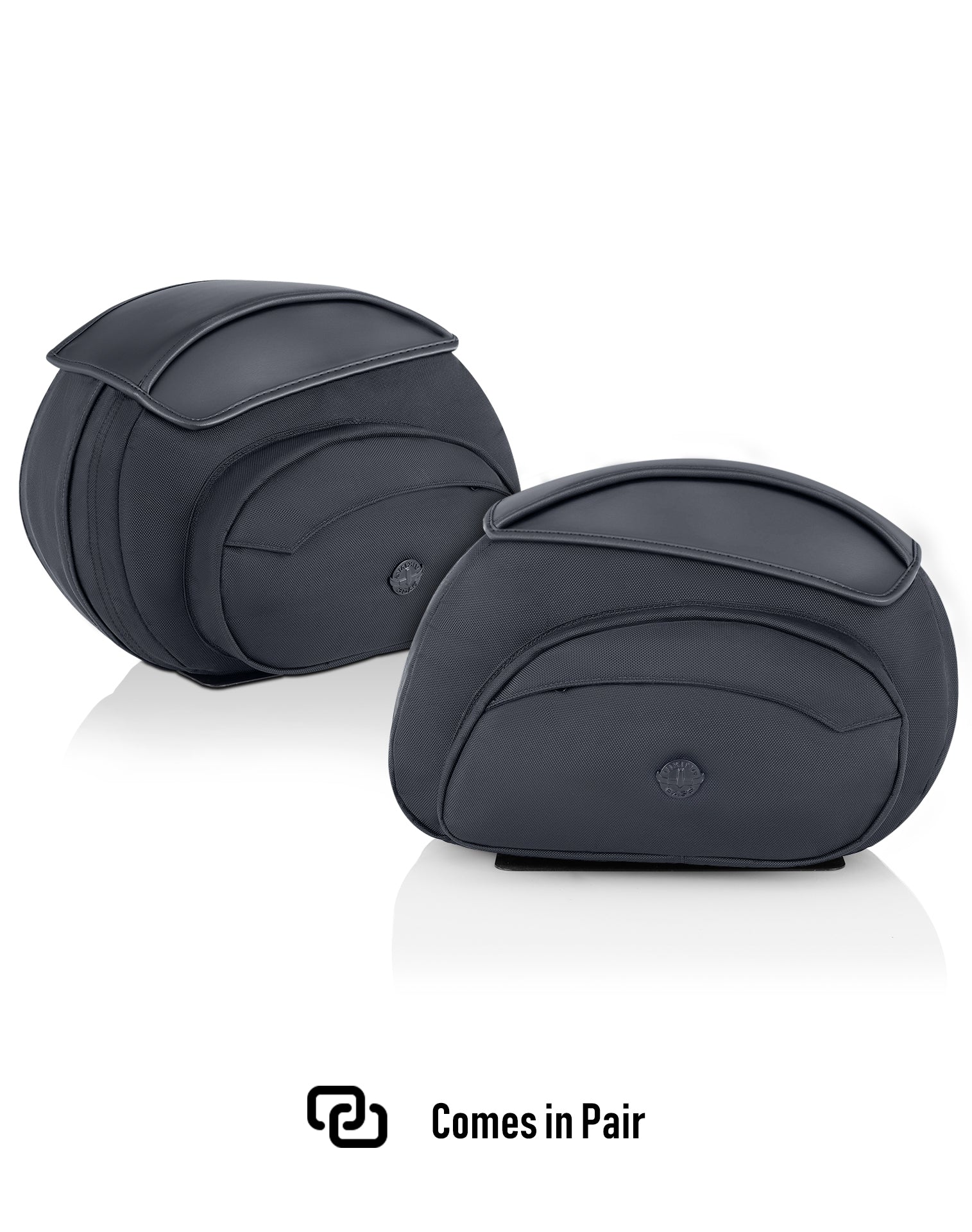 30L - Stealth Large Quick Mount Saddlebags for Harley Softail Fat Bob FXFB/S Comes in Pair