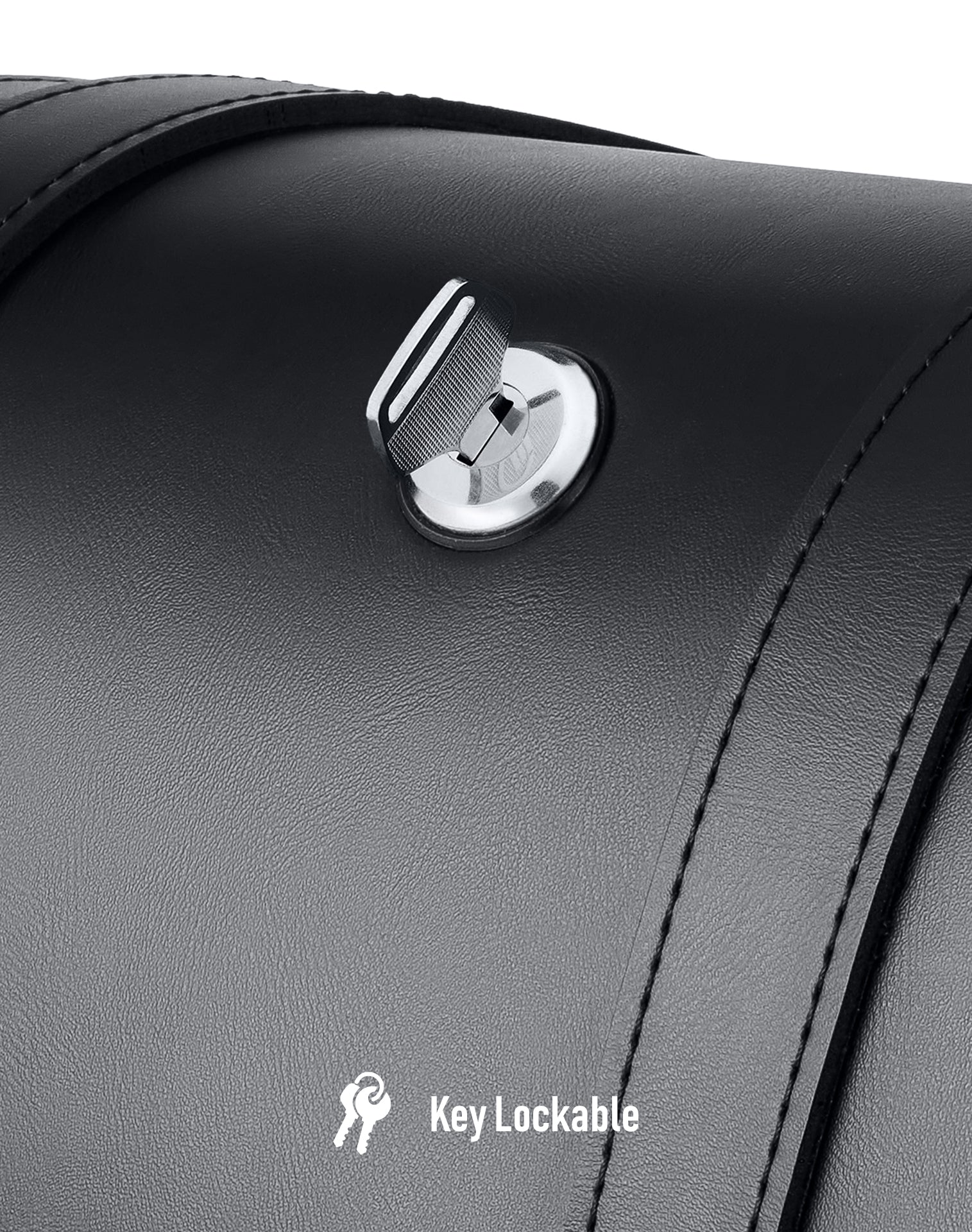 30L - Ghost Large Shock Cutout Motorcycle Saddlebags For Harley Sportster Superlow XL883L Key Lockable