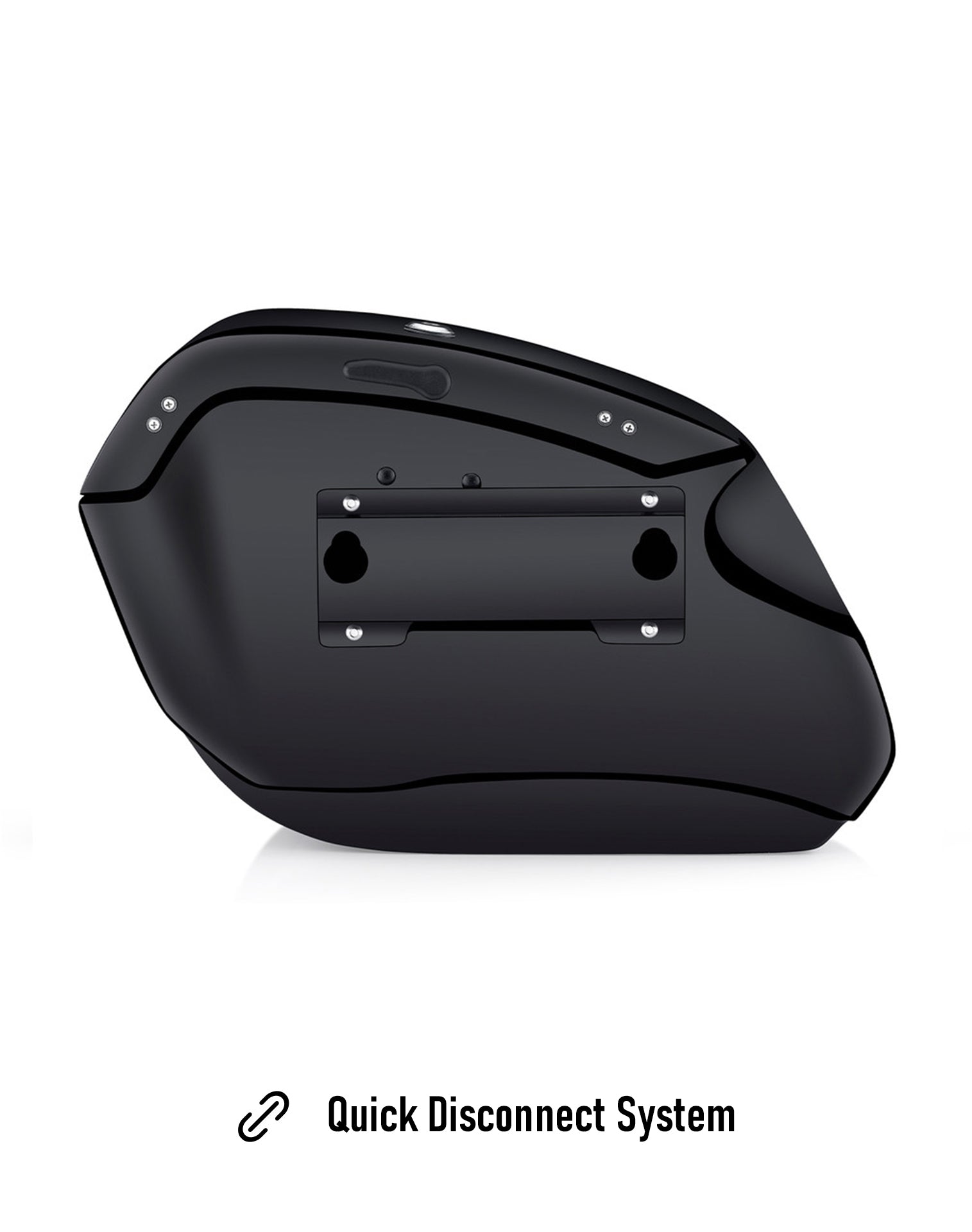 32L - Darkin Large Quick Mount Painted Hard Saddlebags for Harley Softail Super Glide FXD