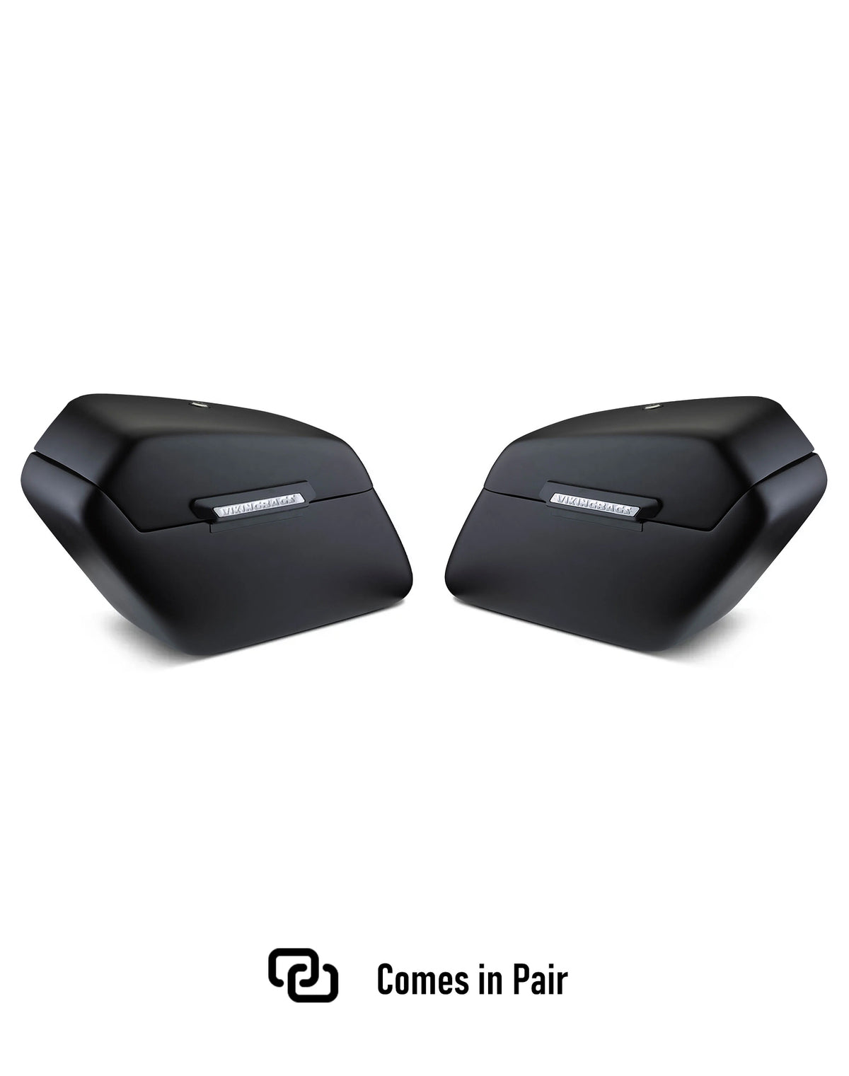 38L - Baldur XL Shock Cut-Out Matte Hard Saddlebags for Harley Dyna Fat Bob FXDF/SE