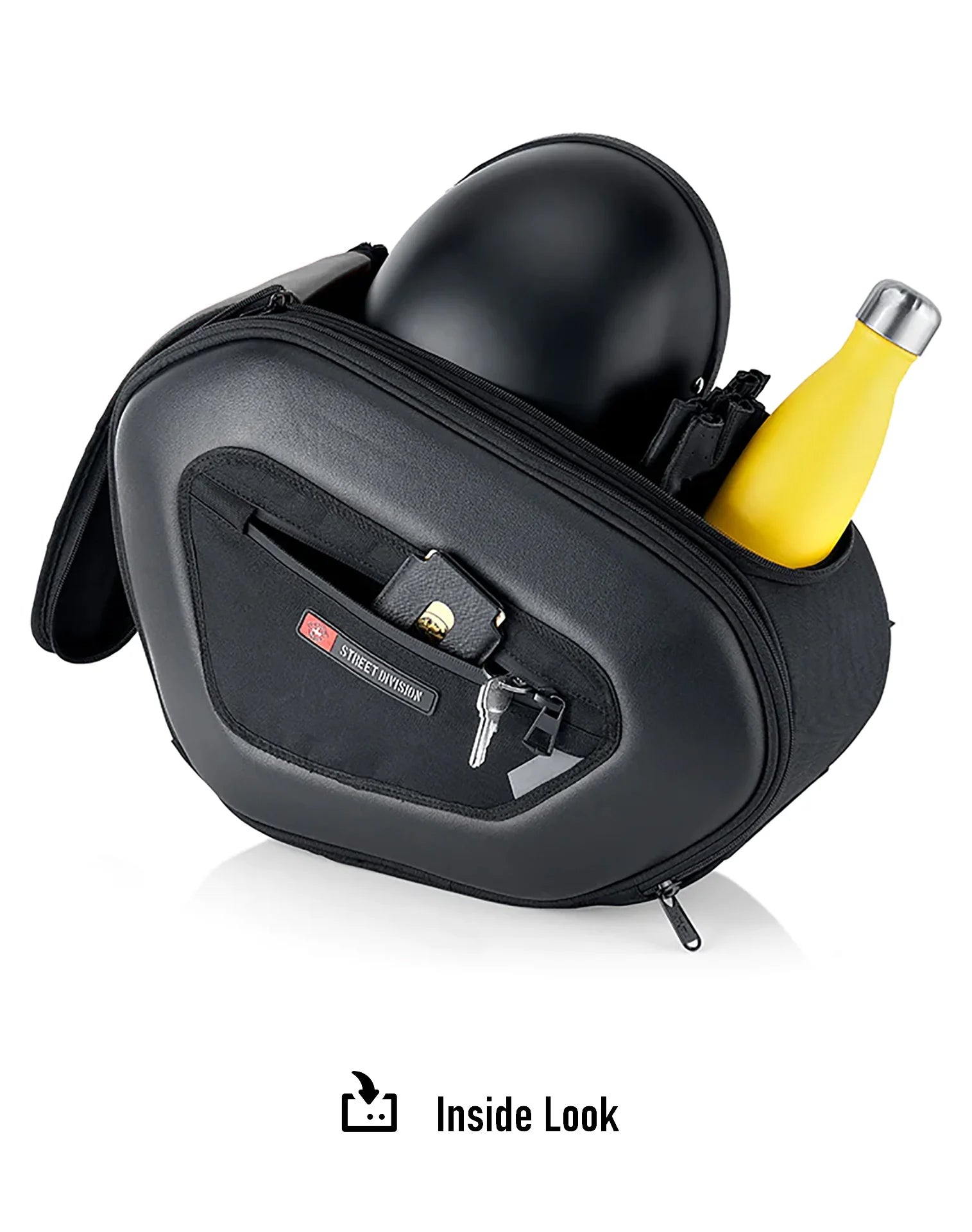 40L - Momentum Extra Large Expandable Yamaha MT-09 Saddlebags Inside Look