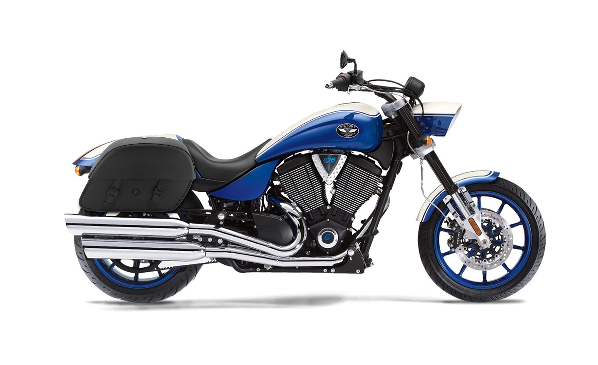 28L - Baelor Medium Victory Hammer Motorcycle Saddlebags @expand