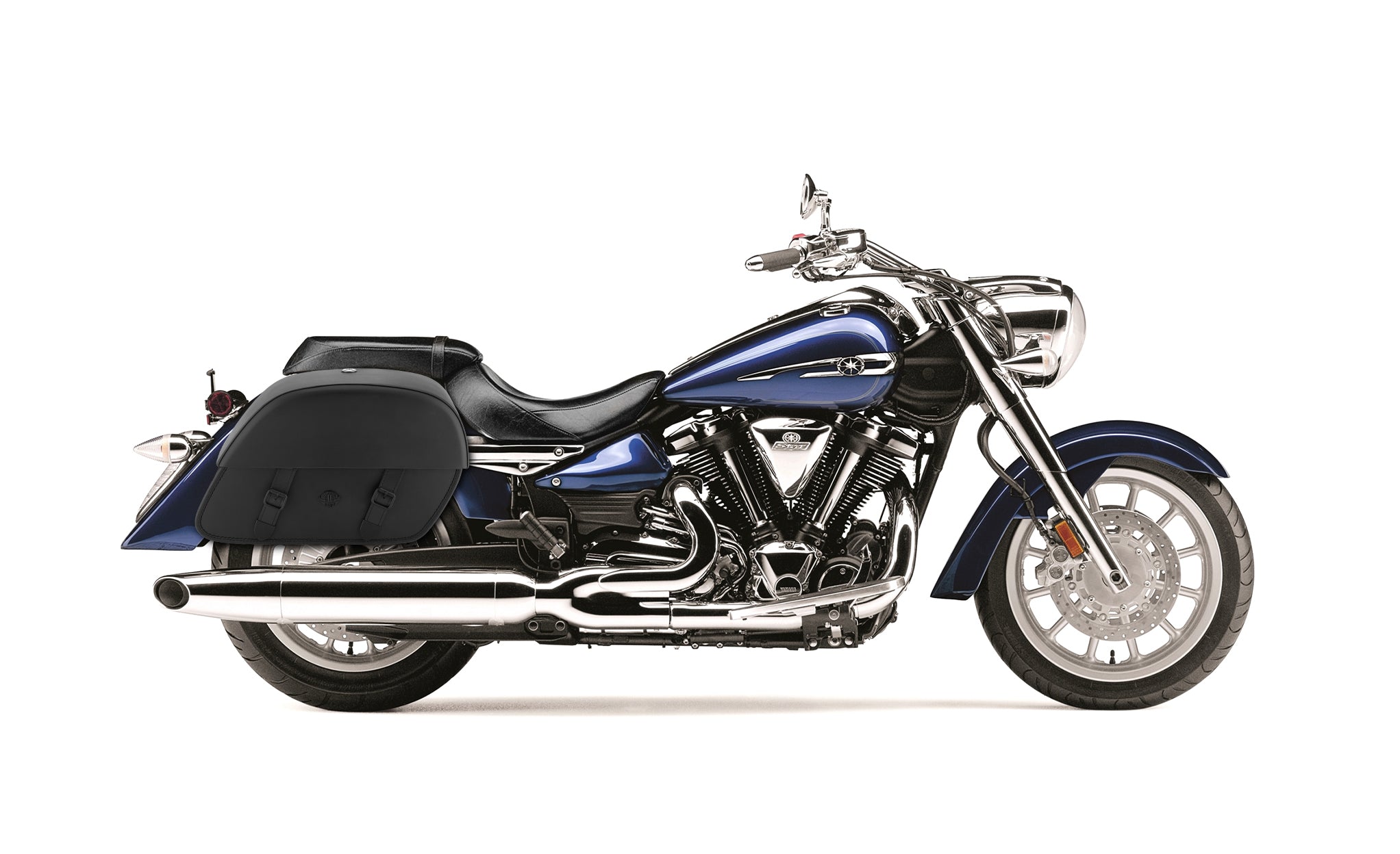28L - Baelor Medium Yamaha Stratoliner XV 1900 Motorcycle Saddlebags @expand