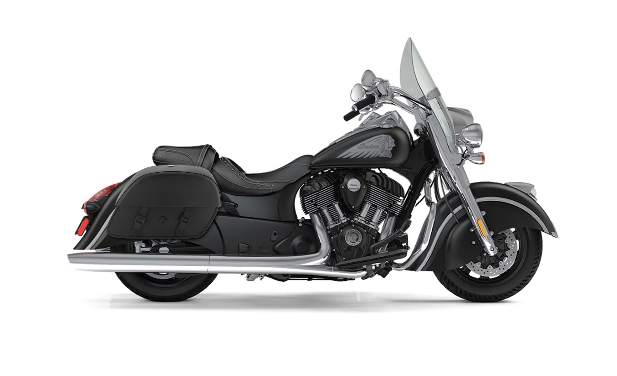 28L - Baelor Medium Indian Springfield Motorcycle Saddlebags @expand