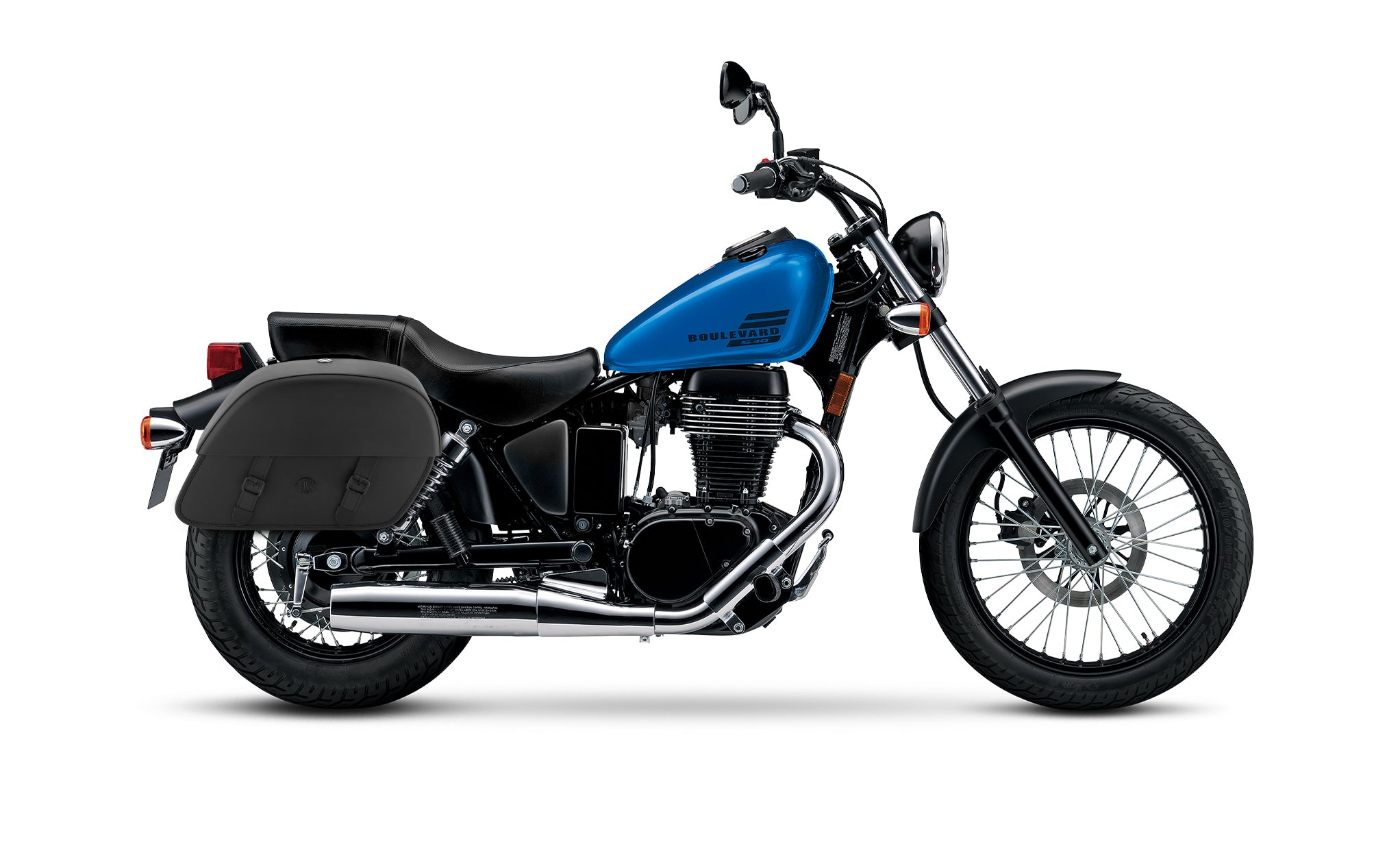28L - Baelor Medium Boulevard S40 Savage LS650 Motorcycle Saddlebags @expand